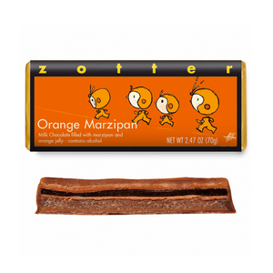 Zotter Filled Chocolate - Orange Marzipan