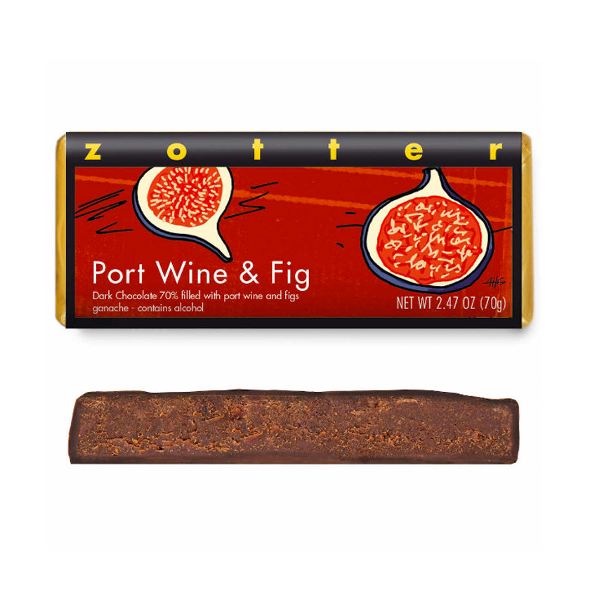 Zotter Filled Chocolate - Port Wine & Fig