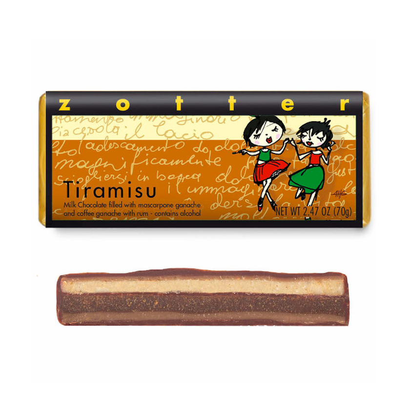 Zotter Filled Chocolate - Tiramisu