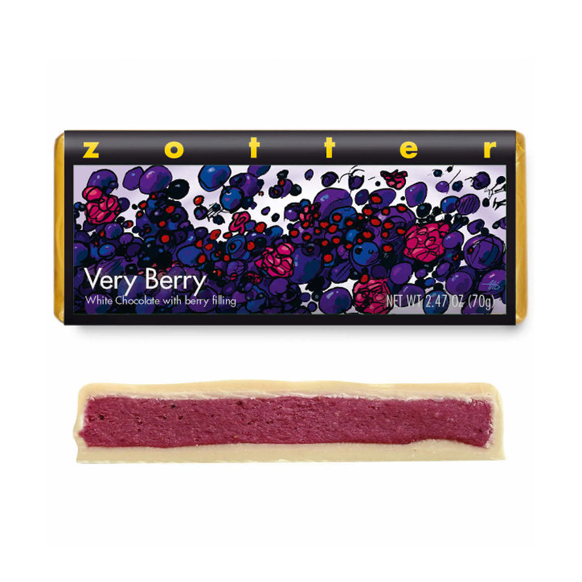 Zotter Filled Chocolate - Very Berry