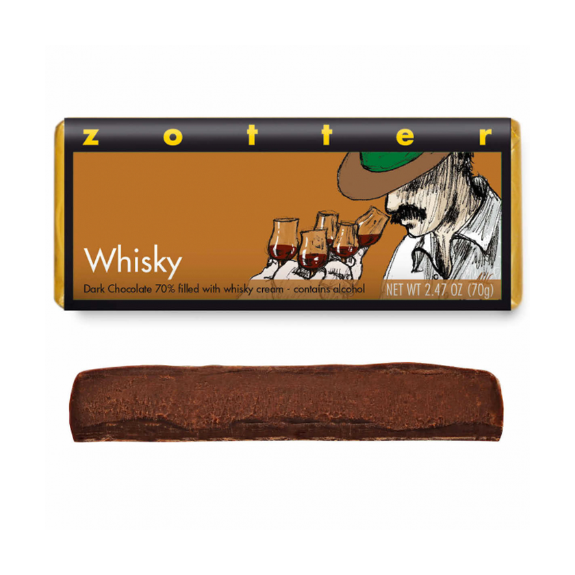 Zotter Filled Chocolate - Whisky