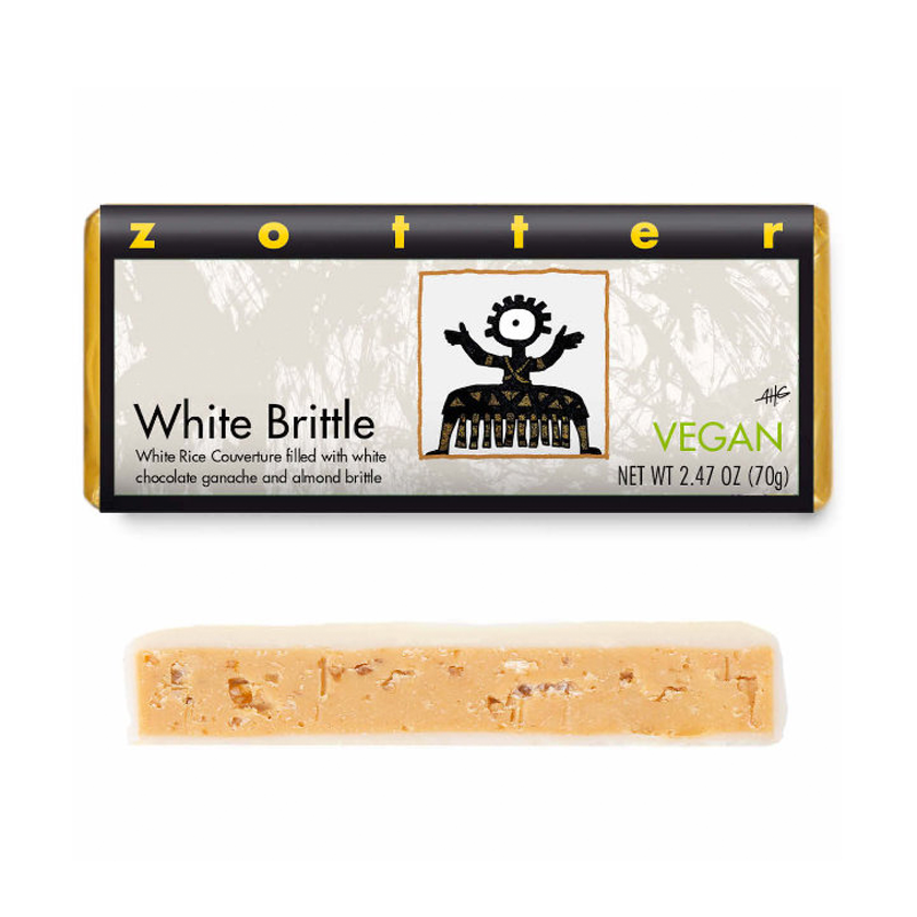 Zotter Filled Chocolate - White Brittle