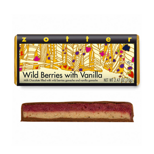 Zotter Filled Chocolate - Wild Berries with Vanilla