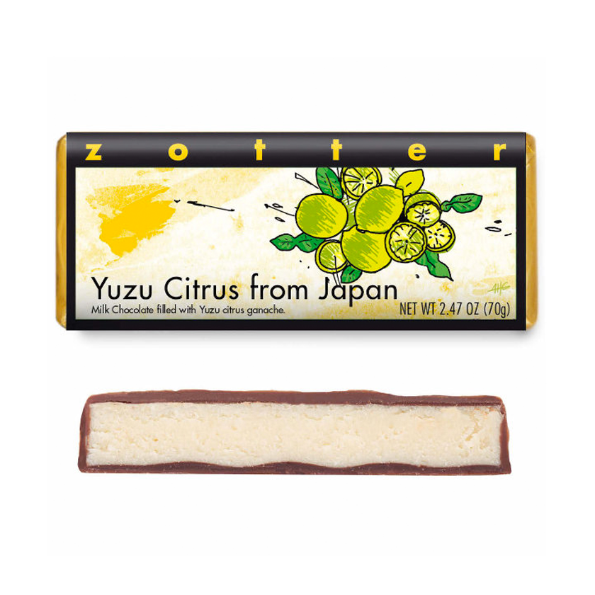 Zotter Filled Chocolate - Yuzu Citrus