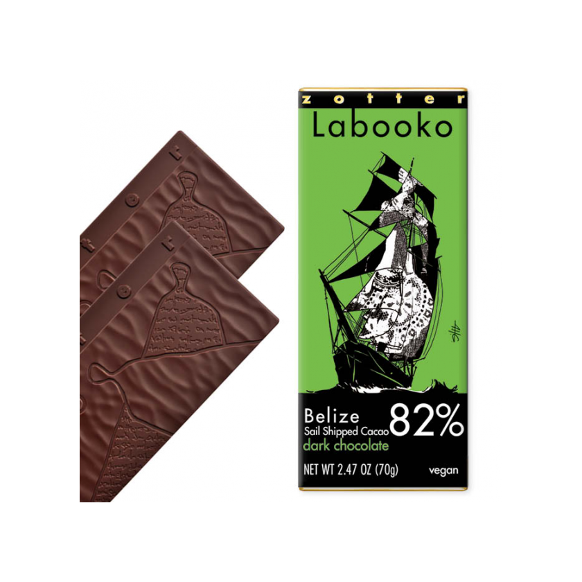 Zotter Labooko - 82% Belize Sail Shipped Cacao