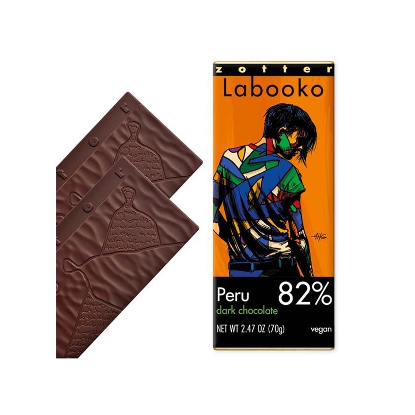 Zotter Labooko - 82% Peru
