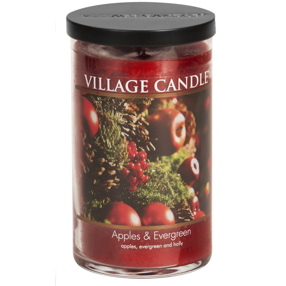 Village Candle - Apples &amp; Evergreen - Large Tumbler
