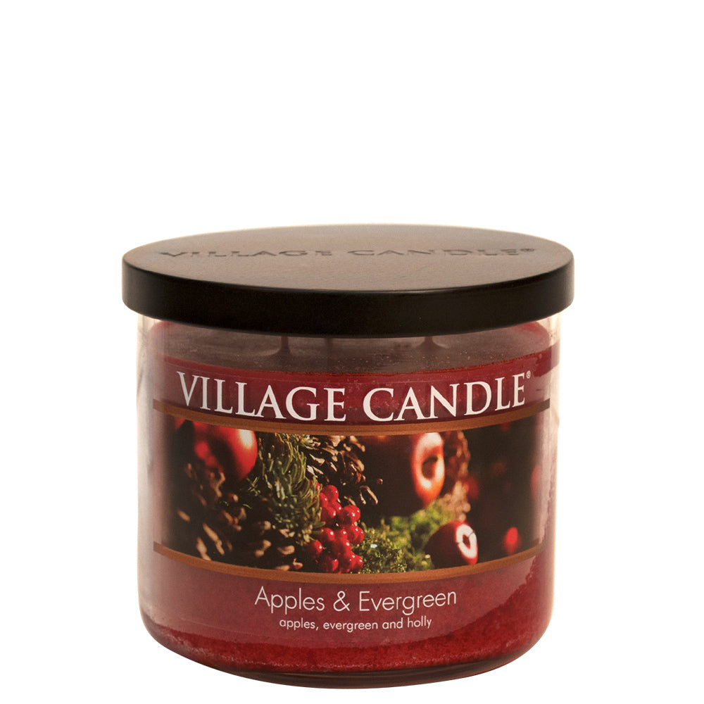 Village Candle - Apples & Evergreen - Medium Bowl