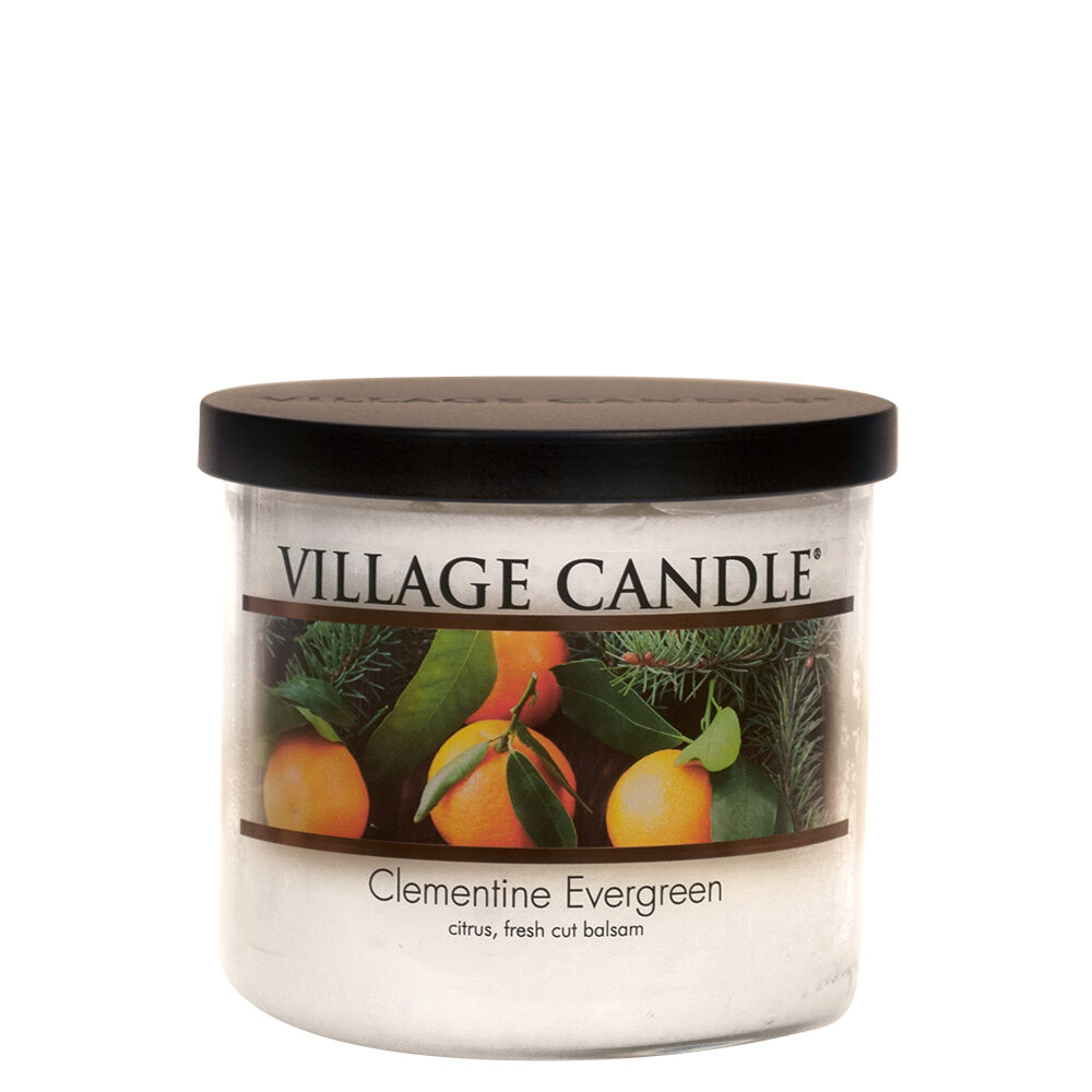 Village Candle - Clementine Evergreen - Medium Bowl