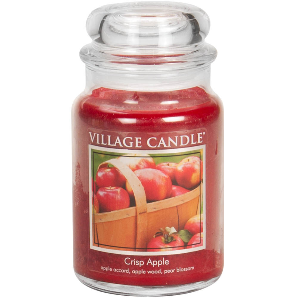 Village Candle - Crisp Apple - Large Glass Dome