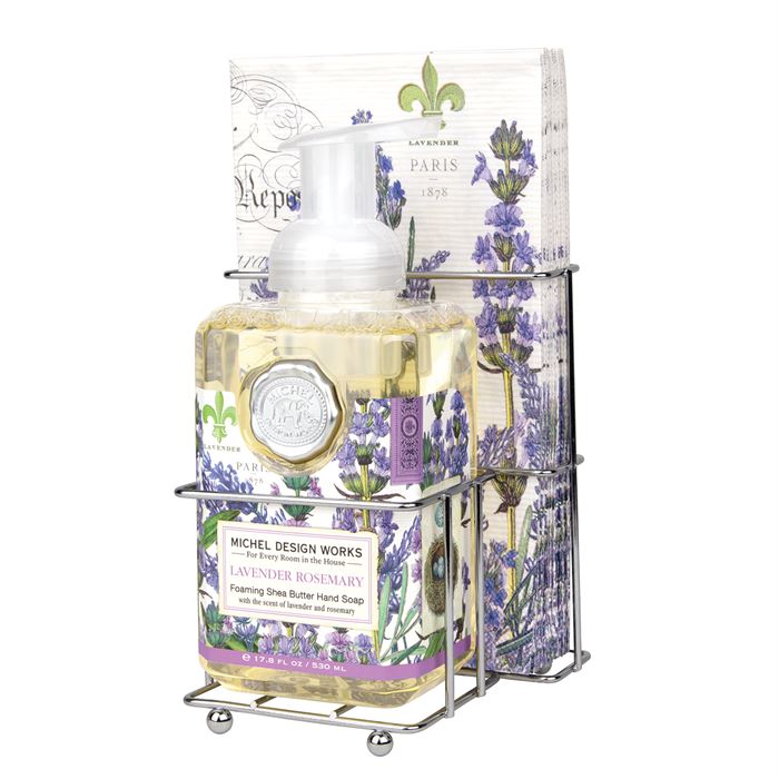 Michel Design Works - Lavender Rosemary Foaming Soap Napkin Set