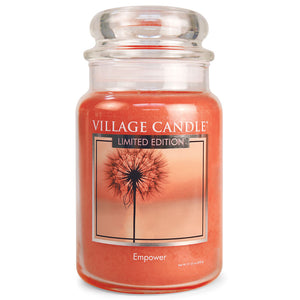 Village Candle - Empower - Large Glass Dome