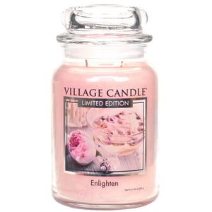 Village Candle - Enlighten - Large Glass Dome
