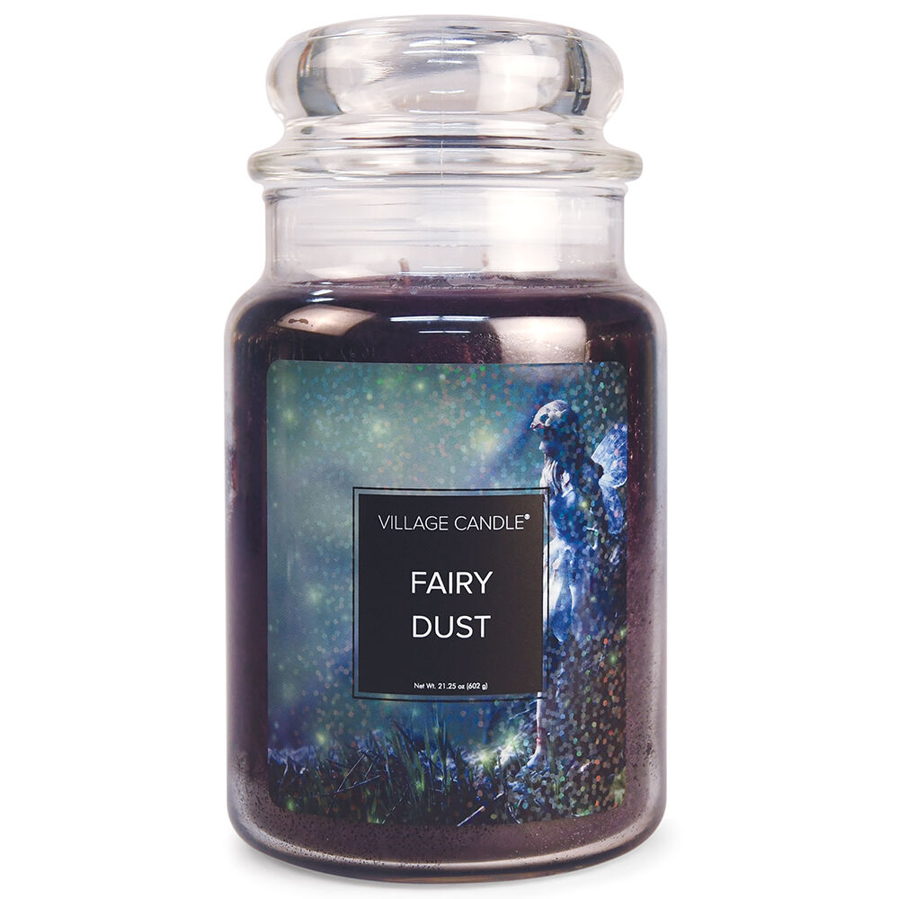 Village Candle - Fairy Dust - Large Glass Dome