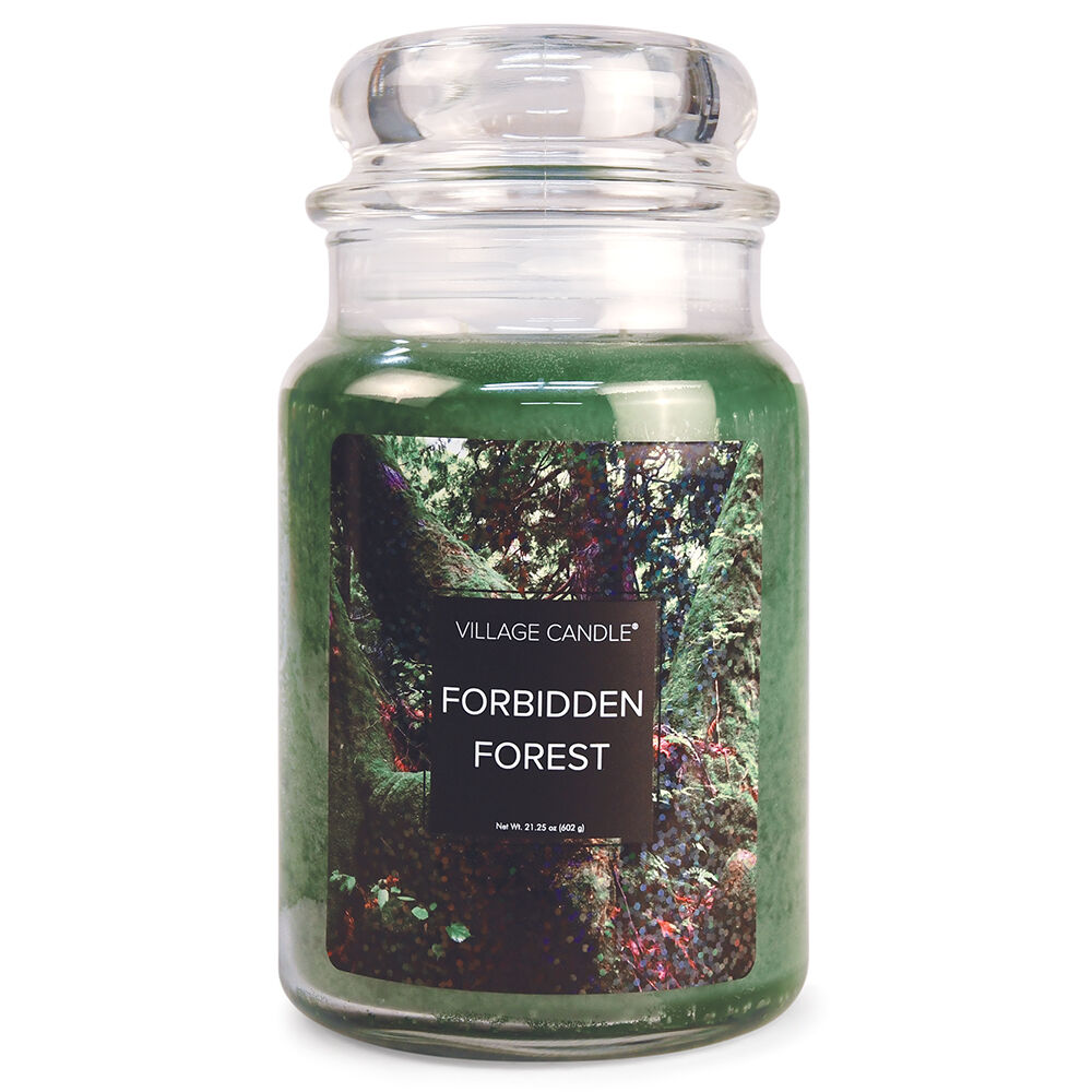 Village Candle - Forbidden Forest - Large Glass Dome