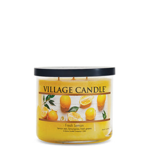 Village Candle - Fresh Lemon - Medium Bowl