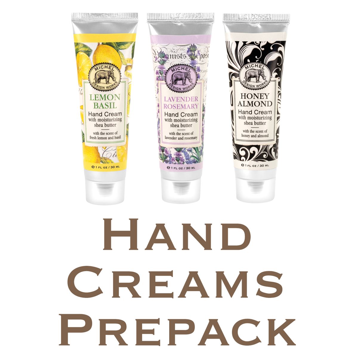 Michel Design Works - Hand Cream 1 fl.oz. Prepack (6 pcs each 16 scents)