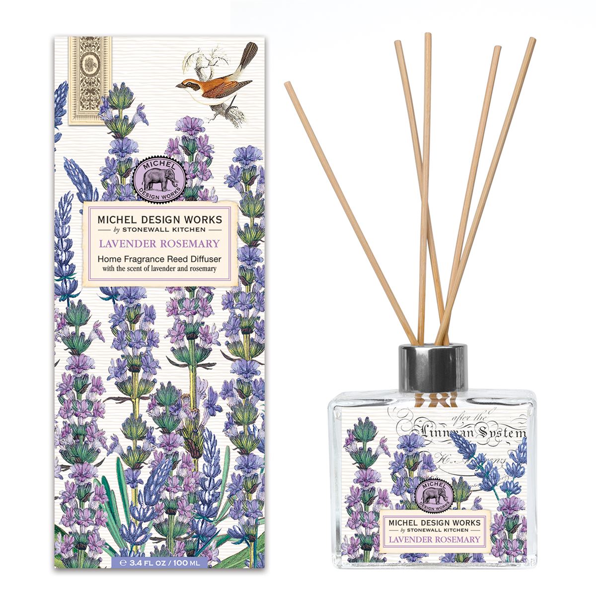 Michel Design Works - Lavender Rosemary Home Fragrance Reed Diffuser