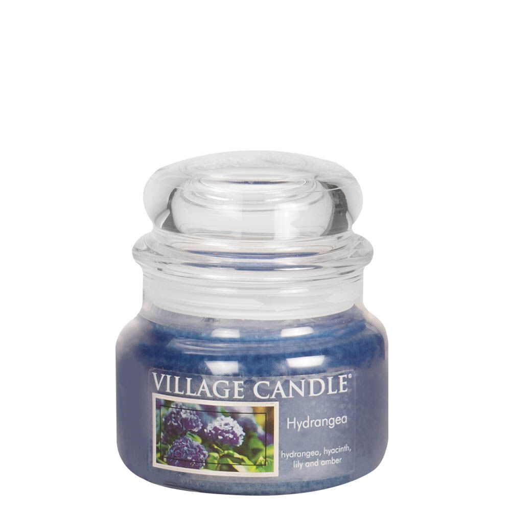 Village Candle - Hydrangea - Small Glass Dome