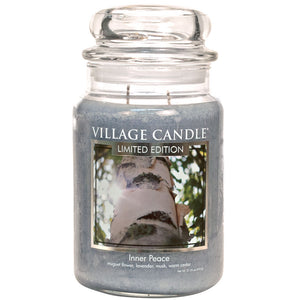 Village Candle - Inner Peace - Large Glass Dome