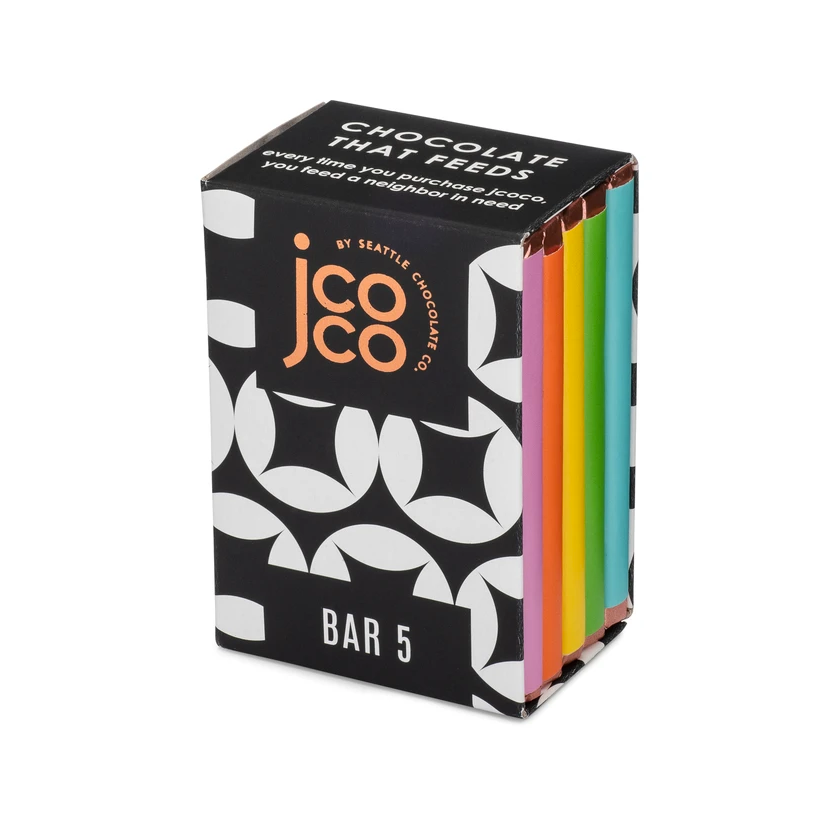 jcoco - Bar 5 Milk + White Gift Box