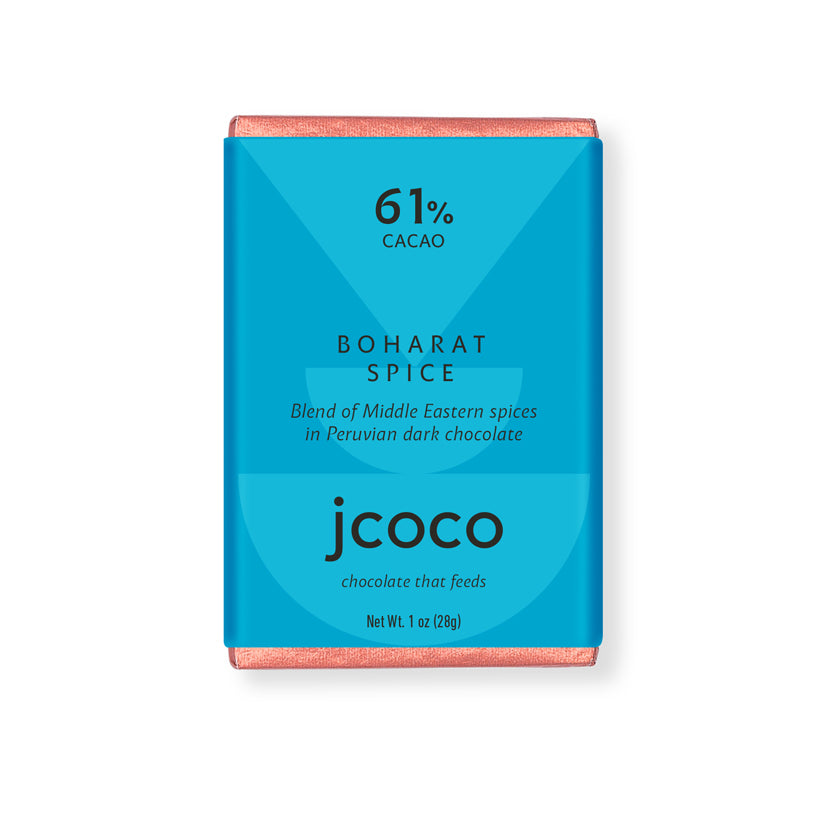 jcoco - Boharat Middle East Spice 61% Dark Chocolate Bar 1 oz