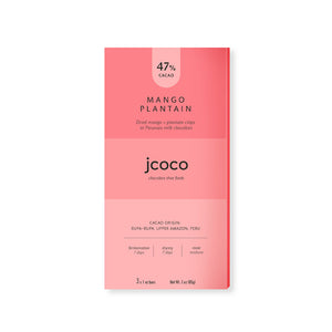 jcoco - Mango Plantain Milk Chocolate Bar 3oz