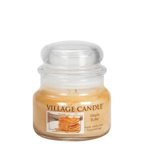 Village Candle - Maple Butter - Small Glass Dome