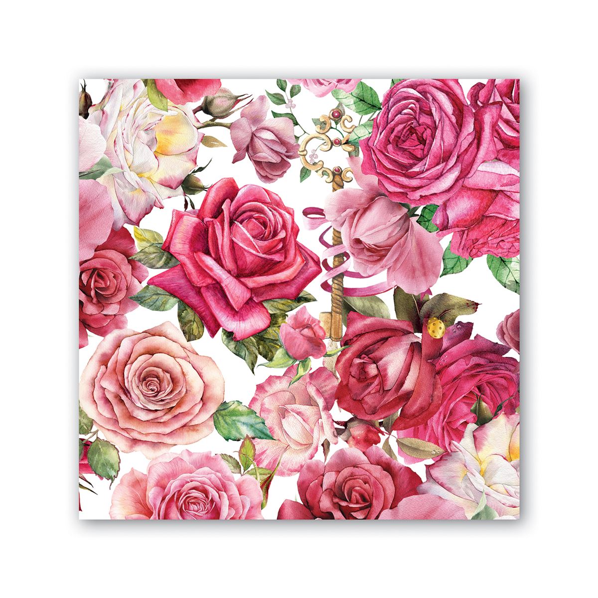 Michel Design Works - Royal Rose Luncheon Napkin
