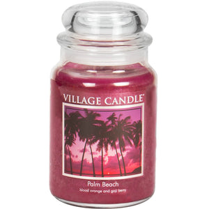 Village Candle - Palm Beach - Large Glass Dome