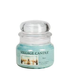 Village Candle - Rain - Small Glass Dome