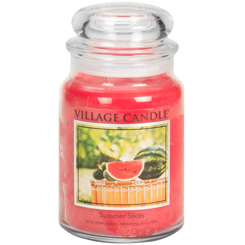 Village Candle - Summer Slices - Large Glass Dome