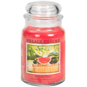 Village Candle - Summer Slices - Large Glass Dome