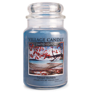 Village Candle - Tranquil Moments - Large Glass Dome
