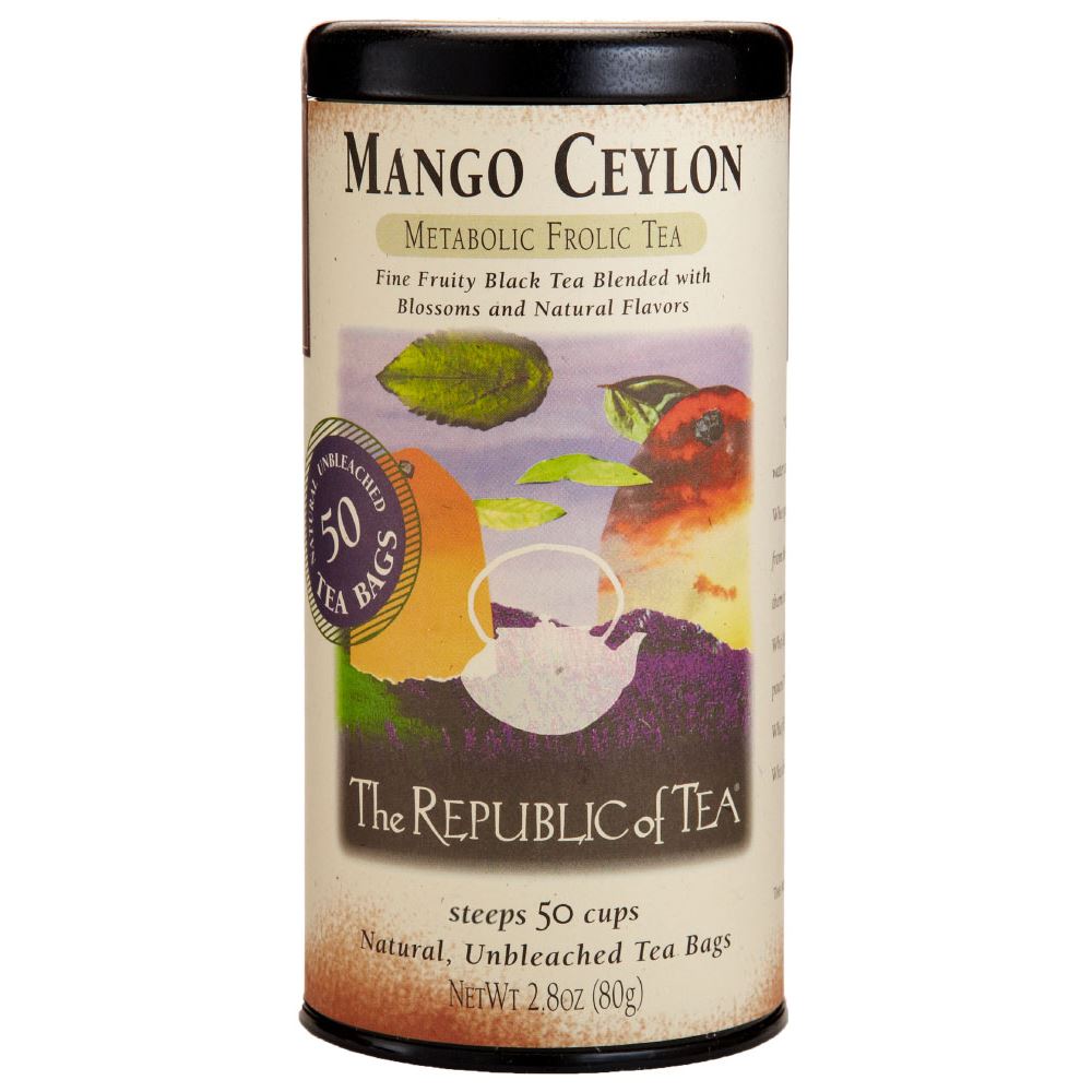 The Republic of Tea - Mango Ceylon Black (Case)