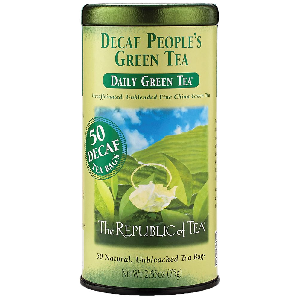 The Republic of Tea - DECAF People’s Green (Case)