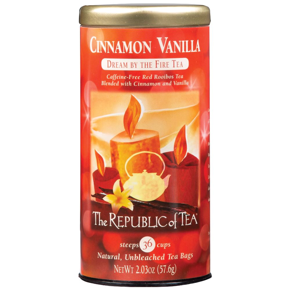 The Republic of Tea - Dream by the Fire Cinnamon Vanilla Red (Case)