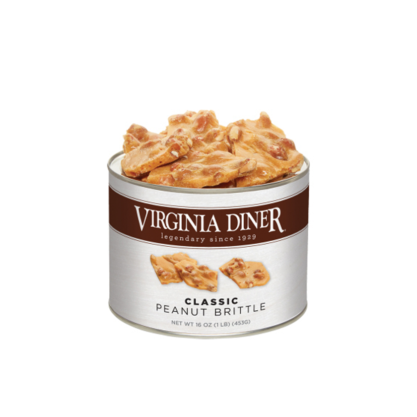 Virginia Diner Classic Peanut Brittle Tin 16oz