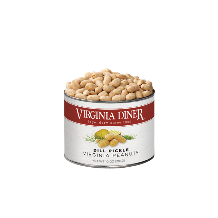 Virginia Diner Dill Pickle Peanuts Tin 10oz