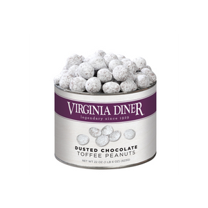 Virginia Diner Dusted Chocolate Toffee Peanuts Tin 22oz