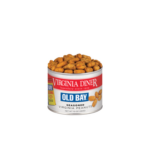 Virginia Diner Old Bay Seasoned Peanuts Tin 10oz