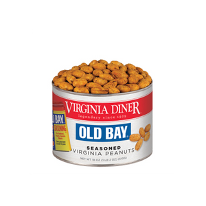 Virginia Diner Old Bay Seasoned Peanuts Tin 18oz